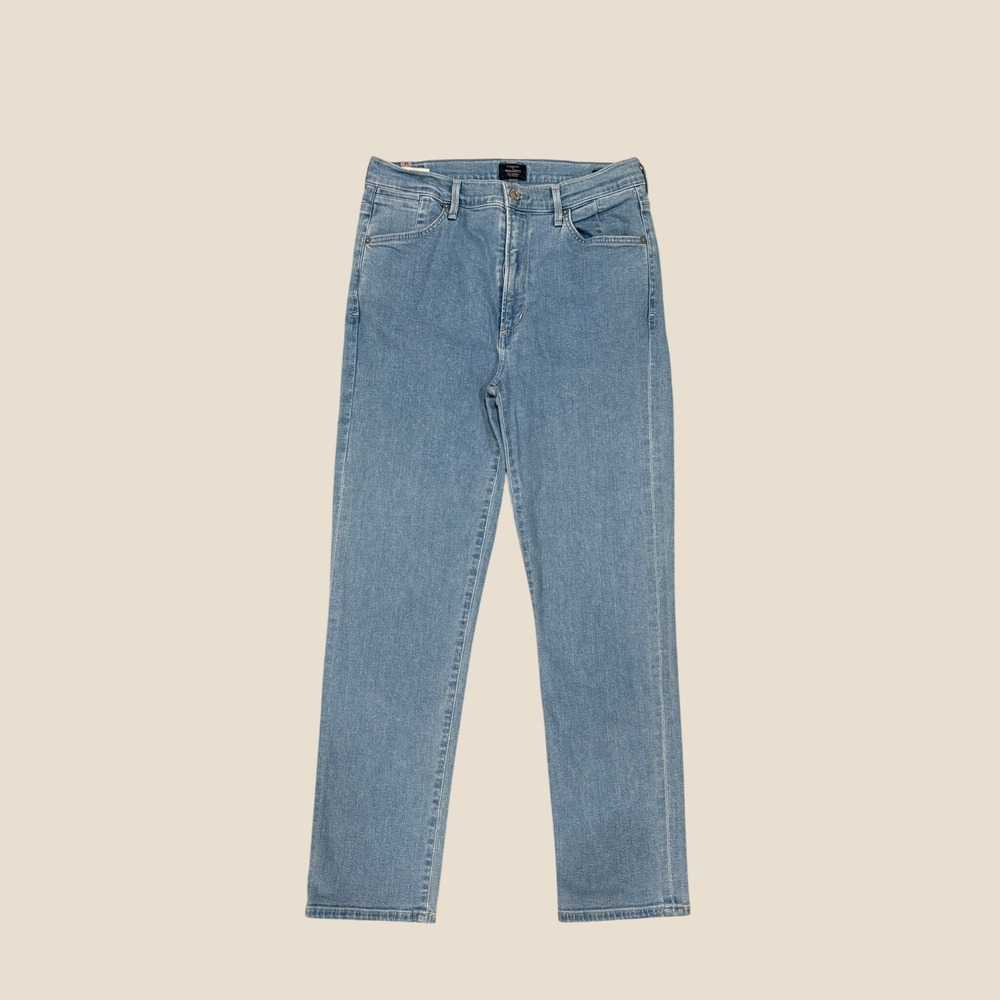 Citizens of Humanity Anabella High Rise Cigarette Ankle Jeans Light Wash 31